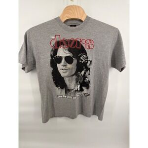Rock & Death The Doors T-Shirt Mens XL Gray Jim Morrison Lizard King Graphic Tee